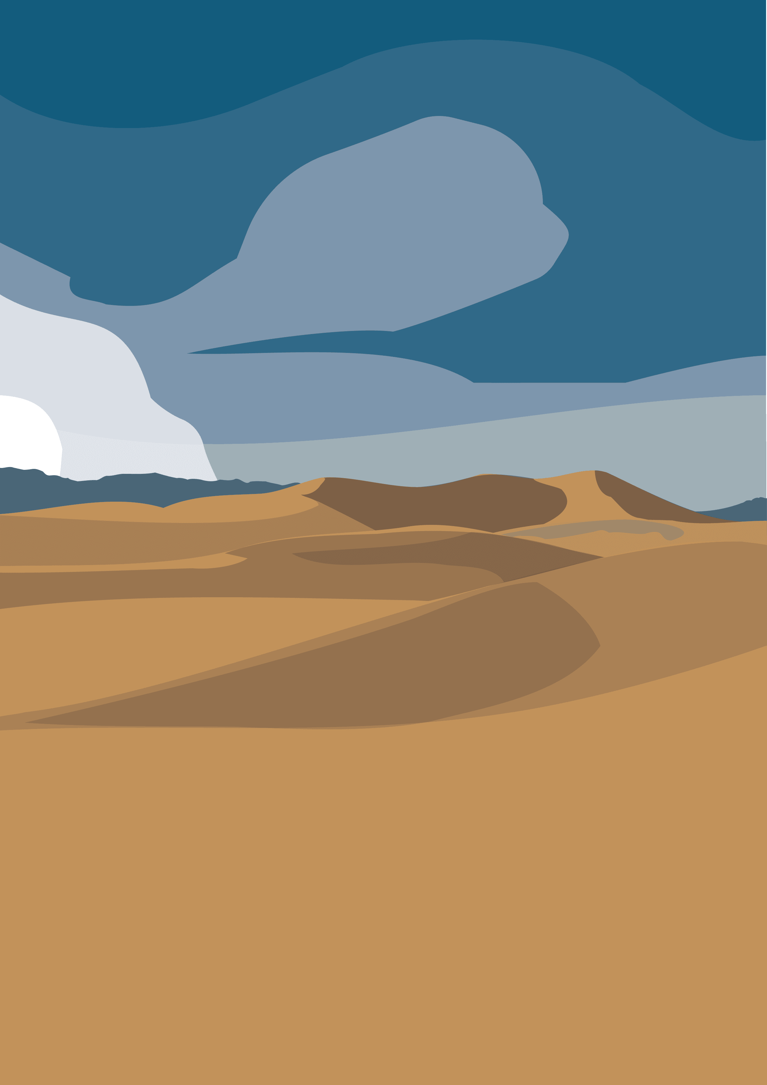 Desert Poster (Golden)